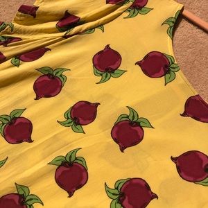 ModCloth Drop Waist Shift Dress with Rutabaga Print - 1X, Gently Used